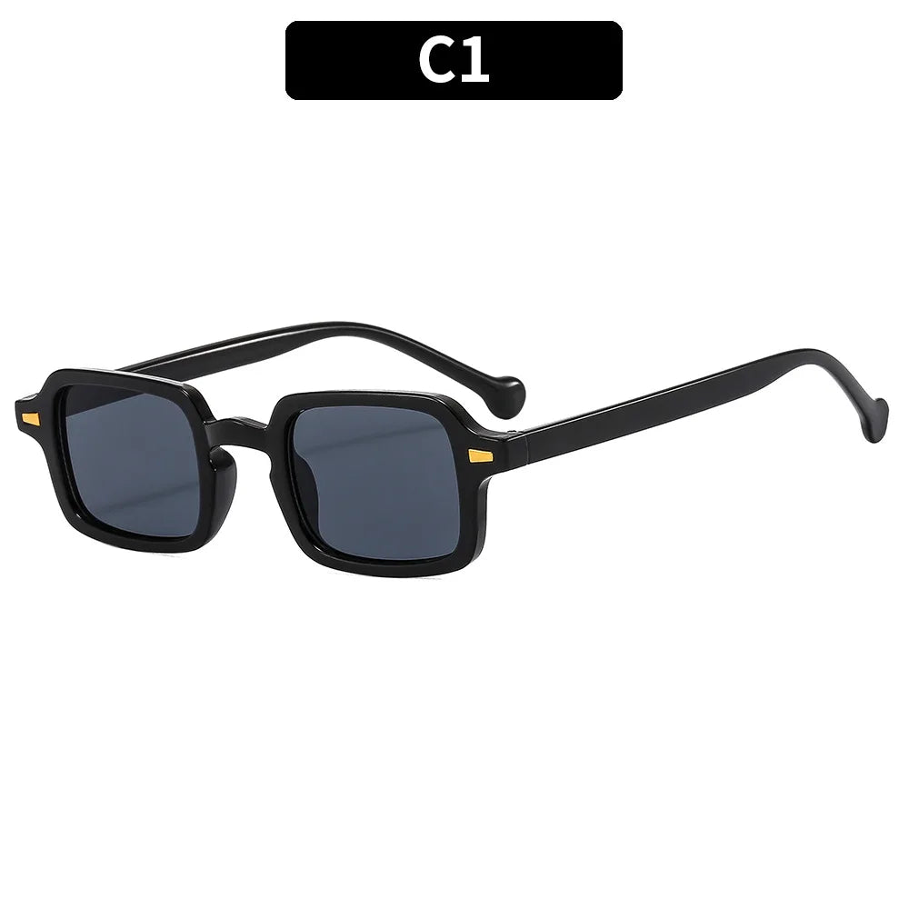 Luxurious Rectangle Sunglasses Women Oval Vintage Brand Designer Square Sun Glasses Men Shades Female Eyewear Sunglasses