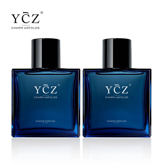 Charm Unfolds Men'S Cologne (2-Pack), Marine & Oriental Woody Fragrance, Long Lasting Eau De Parfum Gift Set, 2 X 1.7 Oz (Total 3.4 Oz)