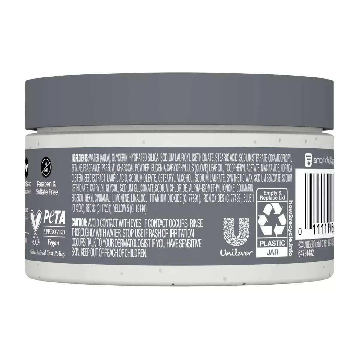 Dove Men+Care Limited Edition Body & Face Scrub - Lump O' Charcoal - 3.5Oz: Moisturizing, Exfoliating, Clove Scent, Normal & Dry Skin