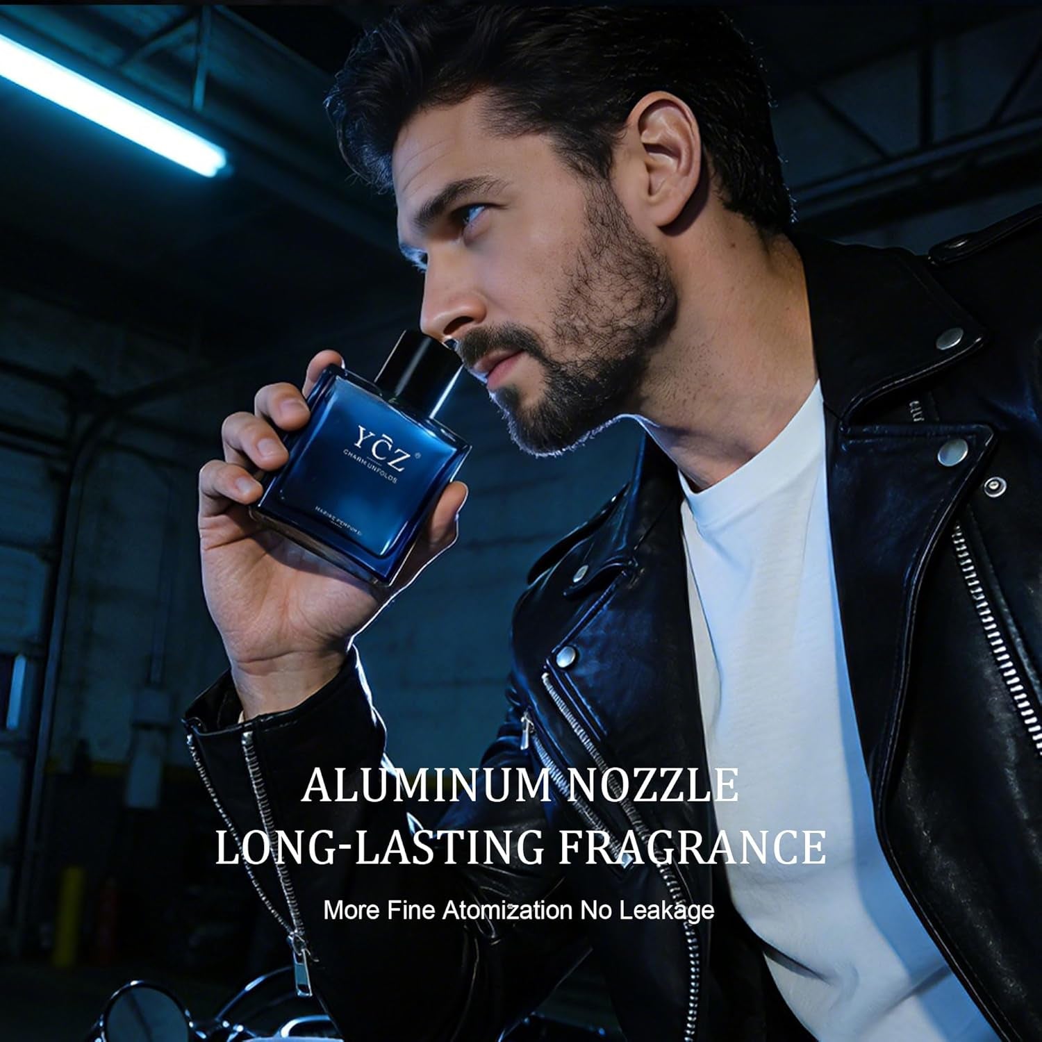 Charm Unfolds Marine Perfume for Men, Long Lasting Eau De Parfum Cologne, Fresh Marine & Oriental Woody Fragrance, 1.7 Fl Oz Men'S Cologne for Work, Dating, Evening Wear & Gift Giving