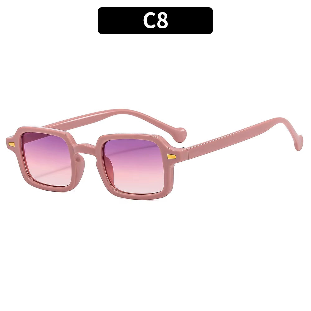Luxurious Rectangle Sunglasses Women Oval Vintage Brand Designer Square Sun Glasses Men Shades Female Eyewear Sunglasses