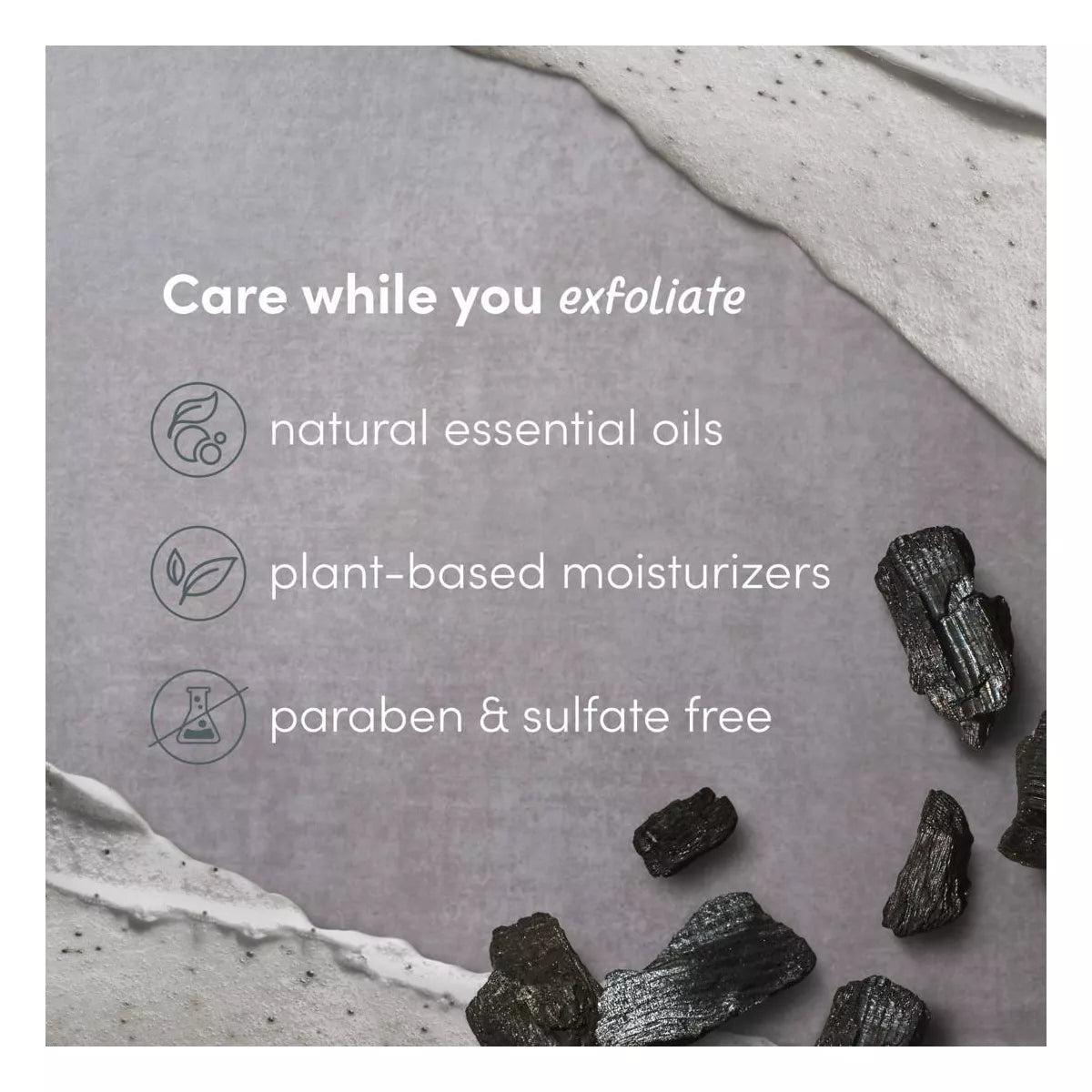 Dove Men+Care Limited Edition Body & Face Scrub - Lump O' Charcoal - 3.5Oz: Moisturizing, Exfoliating, Clove Scent, Normal & Dry Skin