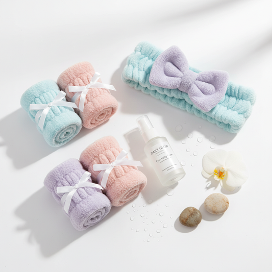 Face Wash Wristband Set Women's Headband Wristbands